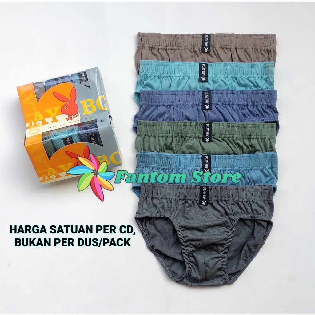 PLAYBOY BRIEF MISTY COTTON CD CELANA DALAM PRIA