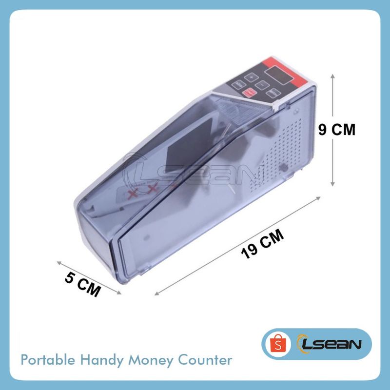 MESIN PENGHITUNG UANG KERTAS MINI| MONEY HANDY COUNTER PORTABLE