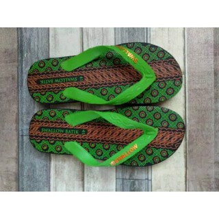  SANDAL  JEPIT SWALLOW  BATIK  DEWASA ORIGINAL UKURAN 9 5 11 