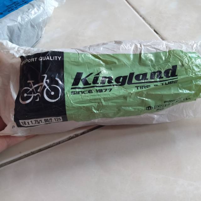Ban dalam sepeda Kingland ukuran 18 x 1.75 / 1.90 / 2.00 / 2.125