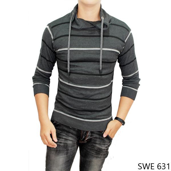 Sweater Pria Rajut Rajut Kombinasi Warna – SWE 631