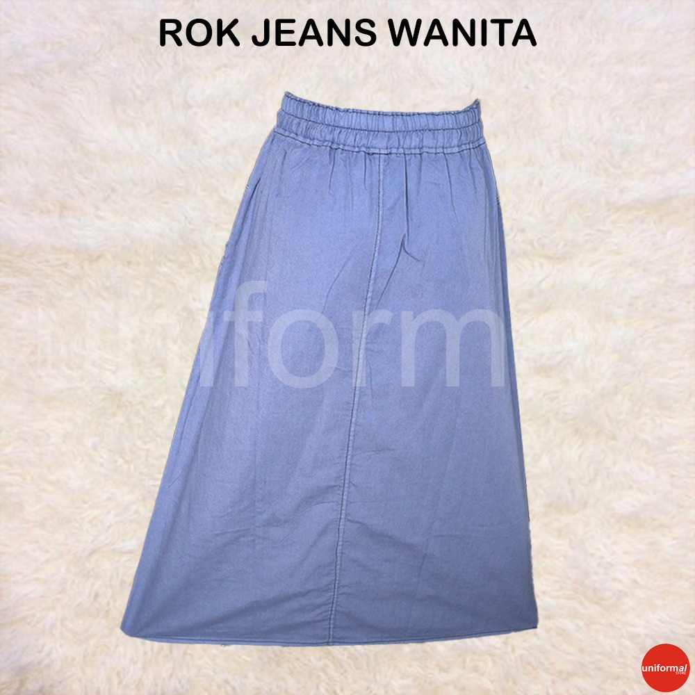 Rok Jeans Wanita Premium Quality