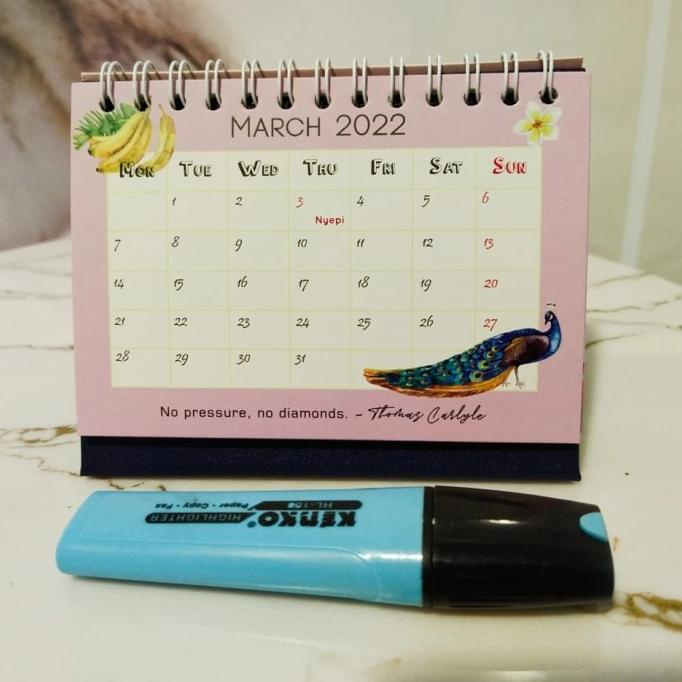 

BISA BAYAR DITEMPAT Kalender meja 2021 mini | calender cute SPECIAL Kode 308