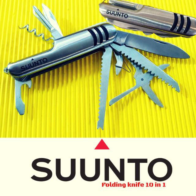 Pisau lipat suunto 10 in 1 keren dan limited