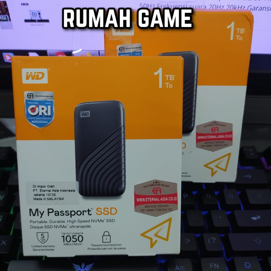 Jual Wd My Passport Ssd External Portable 1tb Wdc Ssd Usb C 32 1tb Shopee Indonesia 3882