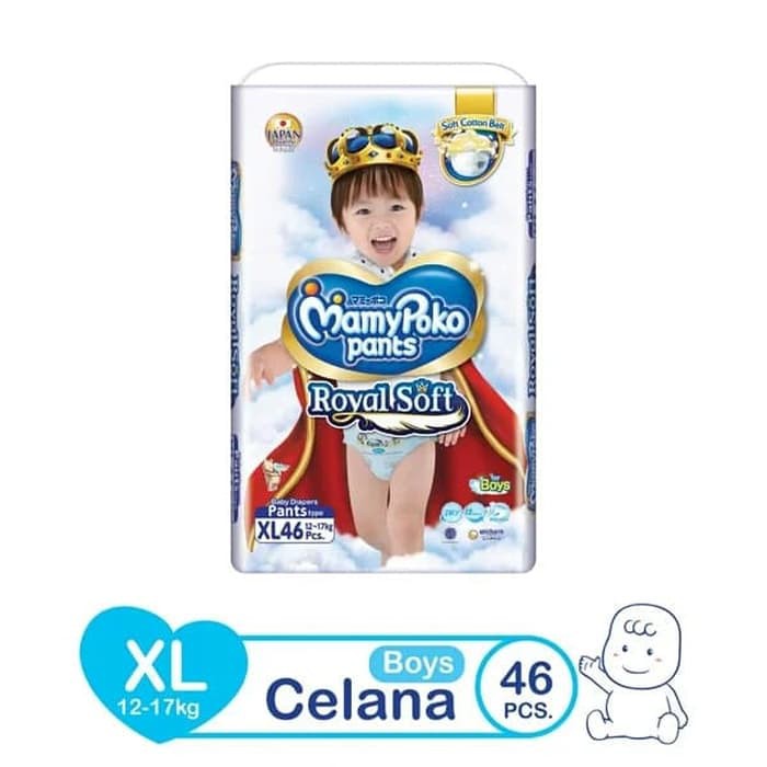 Mamypoko Pants Royal Soft Boy / Girl M64 L52 XL46 / S70