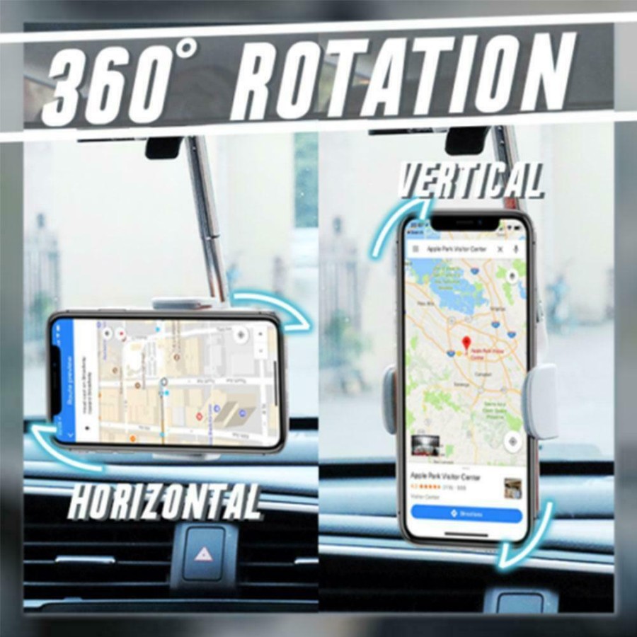 Holder HP Mobil Kaca Spion Tengah Car Mirror Phone Holder High Quality
