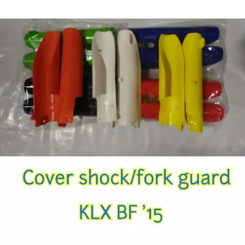 COVER SHOCK KLX 150+RING KLX BF TUTUP SHOCK TRAIL FORK GUARD KLX BF TRAIL SUPERMOTO MOTOCROSS