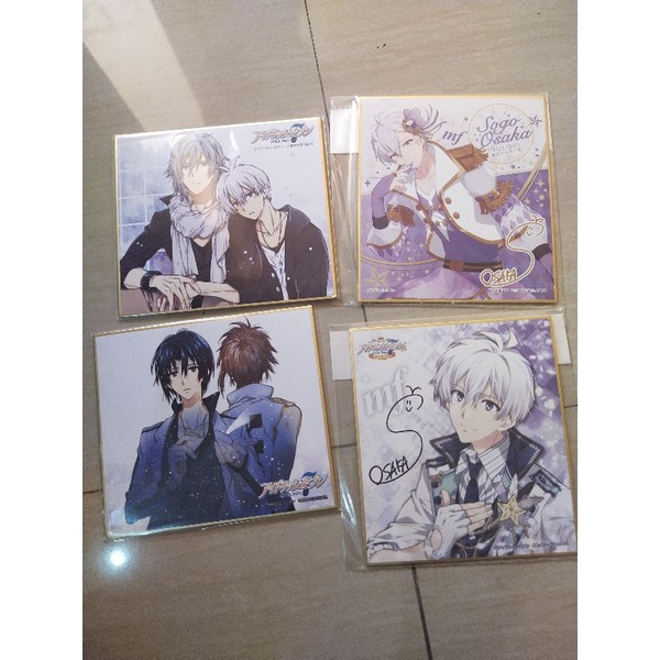 Mini Shikishi Idolish7 Osaka Sougo, Tamaki, Iori, Riku