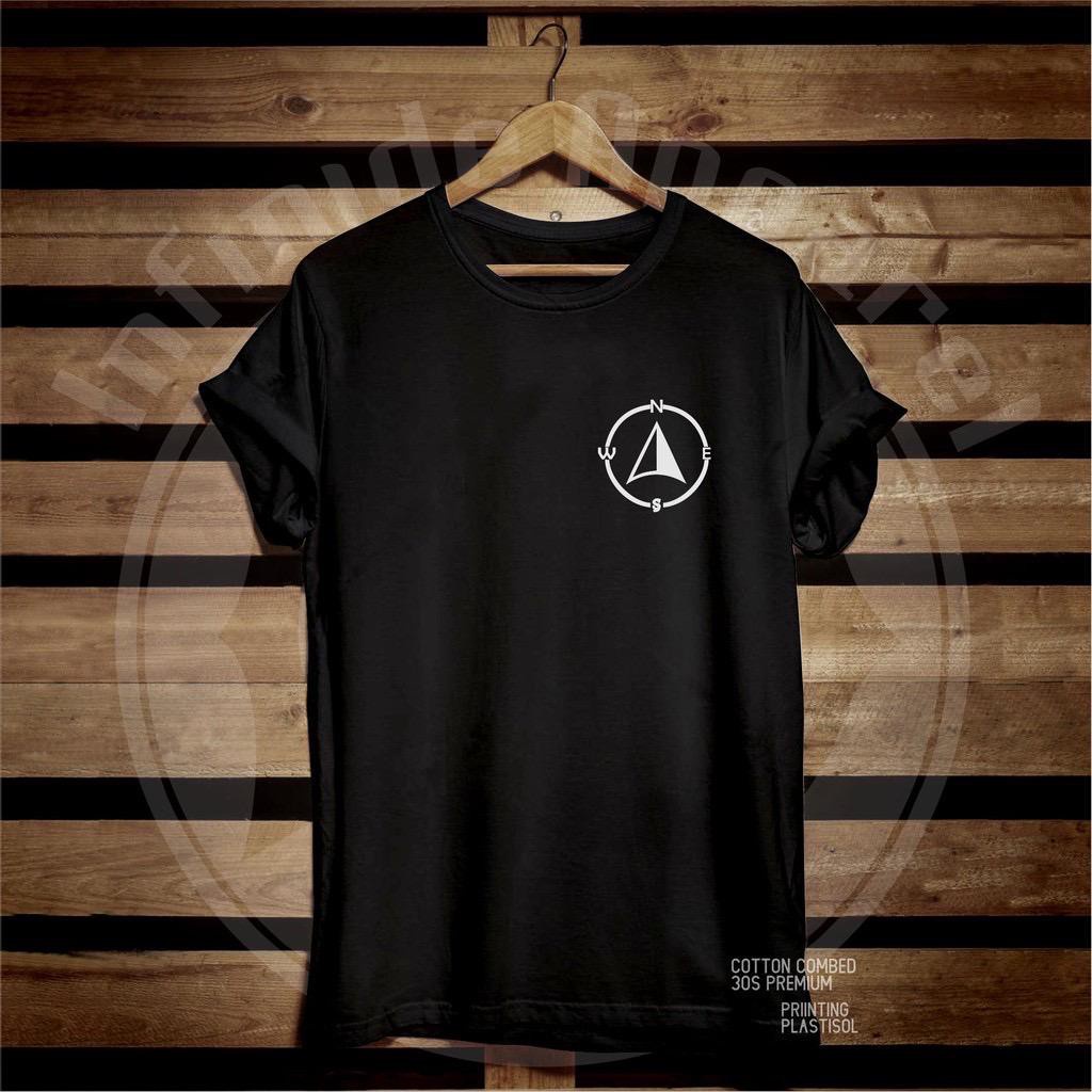 Kaos Outdoor - LOGO DADA KOMPAS - KAOS PENDAKI - KAOS GUNUNG - KAOS DISTRO