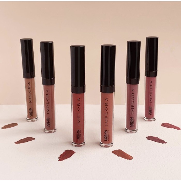 ✨SIP✨(COD) IMPLORA LIP VELVET MATTE LIP CREAM LIPCREAM Long Lasting Waterproof Original BPOM Lip Krim