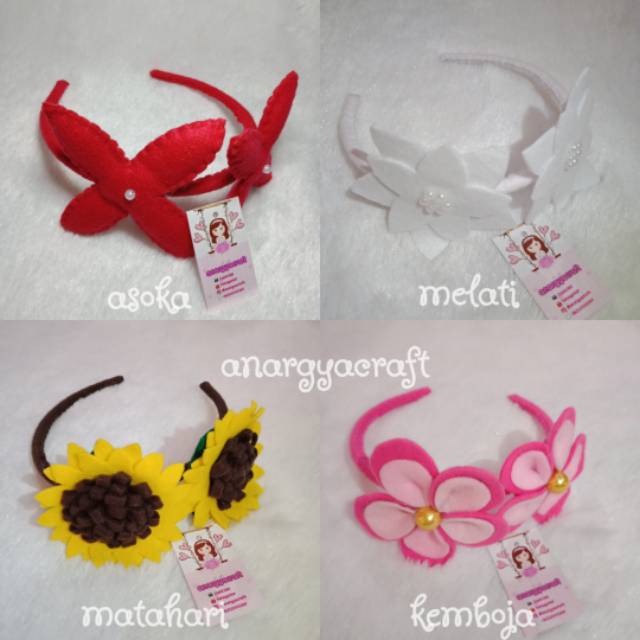 Cara Membuat Bando Karakter Dari Kain Flanel