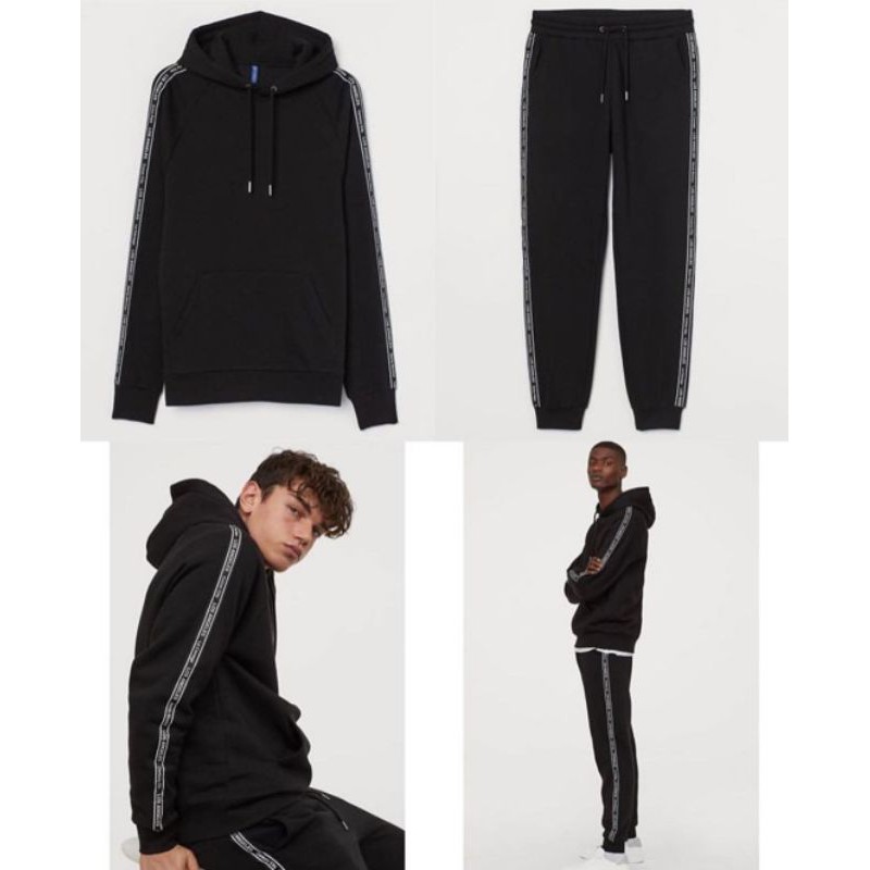 HM LOS ANGELES SET HOODIE JOGGER - H&M LA SET - HOODIE JOGGER LOS ANGELES HOODIE JOGGER PRIA WANITA
