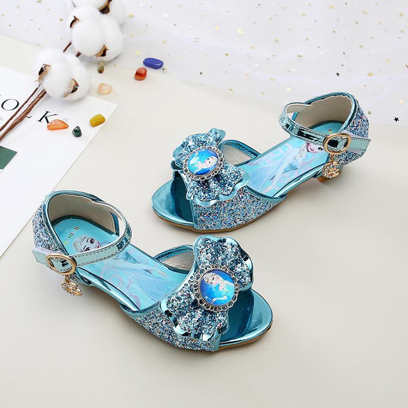 (LOLI-JKT) SP-006 SEPATU PESTA ANAK IMPORT / FROZEN HEEL 26-36 #SANDAL