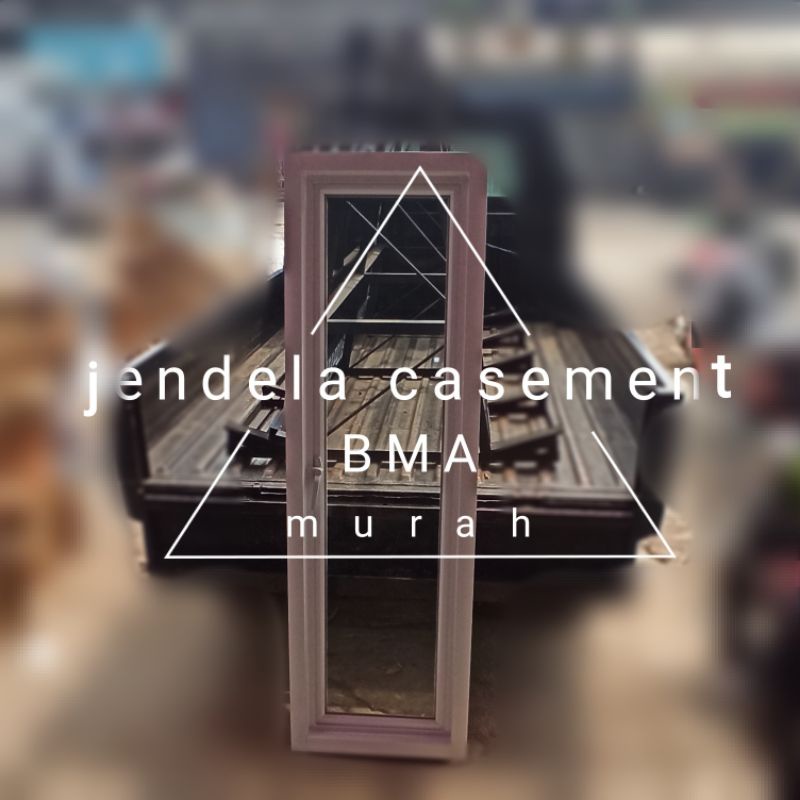 jendela aluminium 40x200 casement