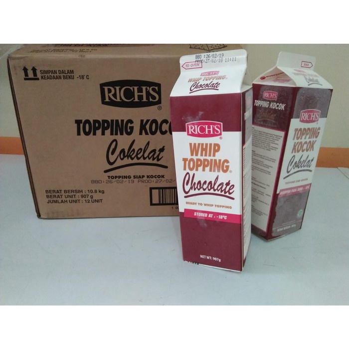 

Krim- Whipping Cream Richs Gold Coklat 907 Gr -Krim.