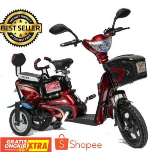SEPEDA LISTRIK RODA 3 INDOBIKE AKASIA