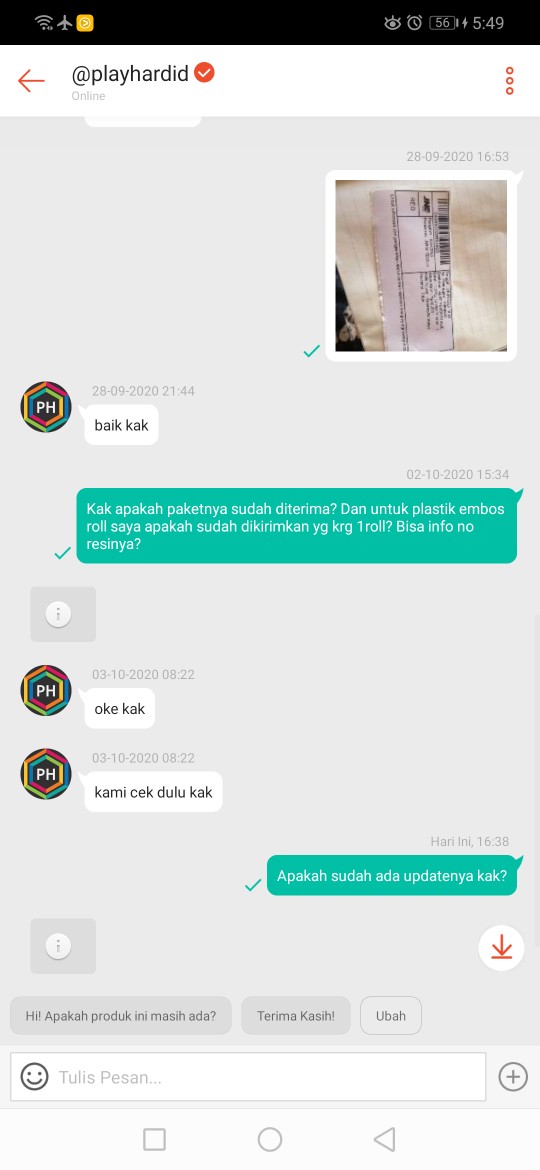 Kantong Plastik Vacuum Storage Bag 28x500cm 1 Roll