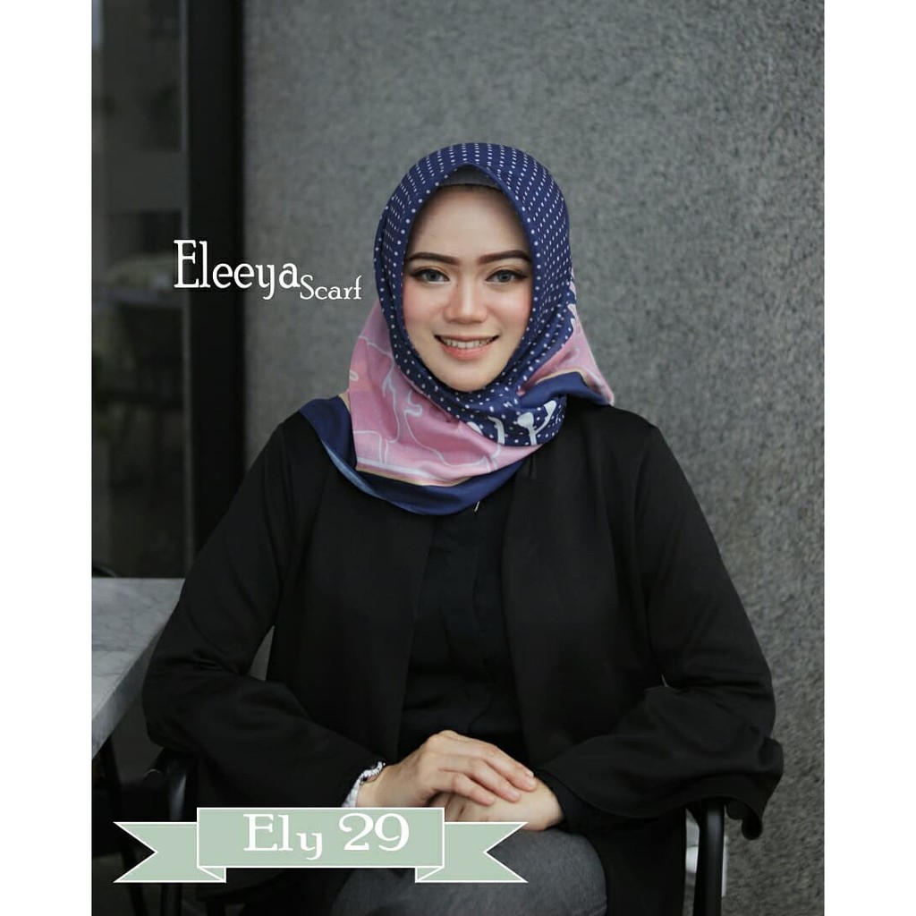 HIJAB SEGIEMPAT MOTIF PRINTING II Eleeyascarf :ELY 29