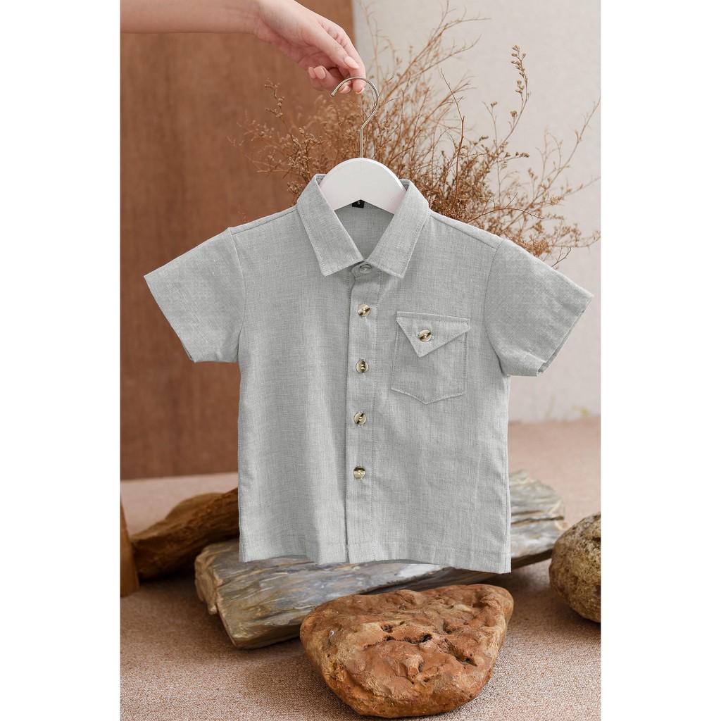 Baju Island- Little Amour for Boy, Hem Anak Laki-laki, Boy Shirt