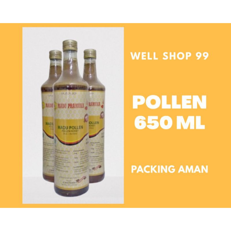 

Madu Pramuka Pollen 650 ml