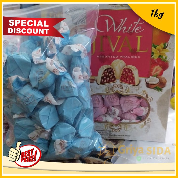 Coklat turki 1kg coklat putih jival white biru original harga grosir