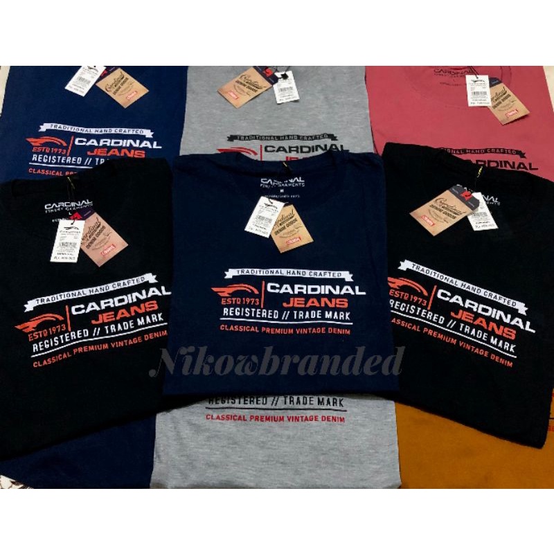 Kaos cardinal kaos pria dan wanita kaos branded