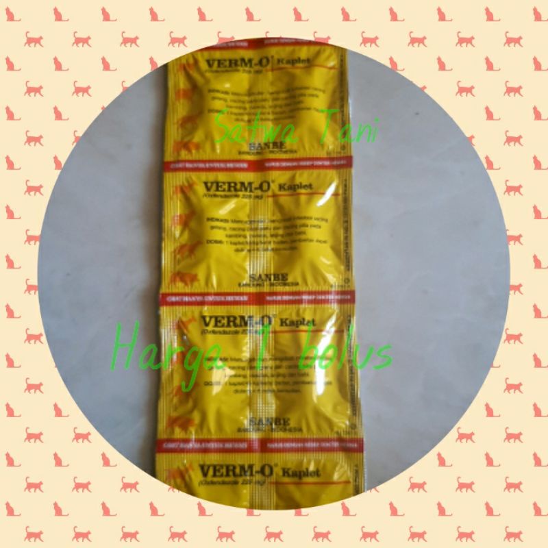 Verm-O Kaplet (harga 1 kaplet)