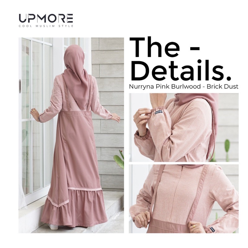 [COD] UPMORE NURRYNA ORIGINAL || Gamis Jumbo Modern Best Seller || Gamis Remaja || Distributor Bekas