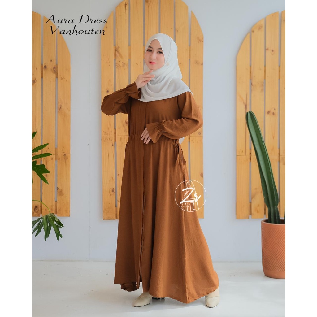 DRESS SANTORINI ARMANY HAZKIA NADYA ZR GAMIS SHIMER PESTA WANITA ZIRA KILAP MEWAH SYARI