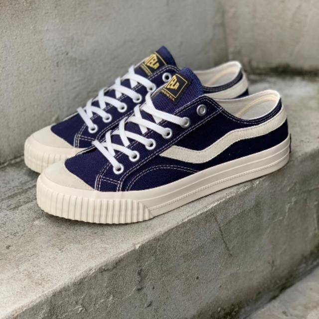  Ventela  Public  Suede  Navy Low ORIGINAL Shopee Indonesia