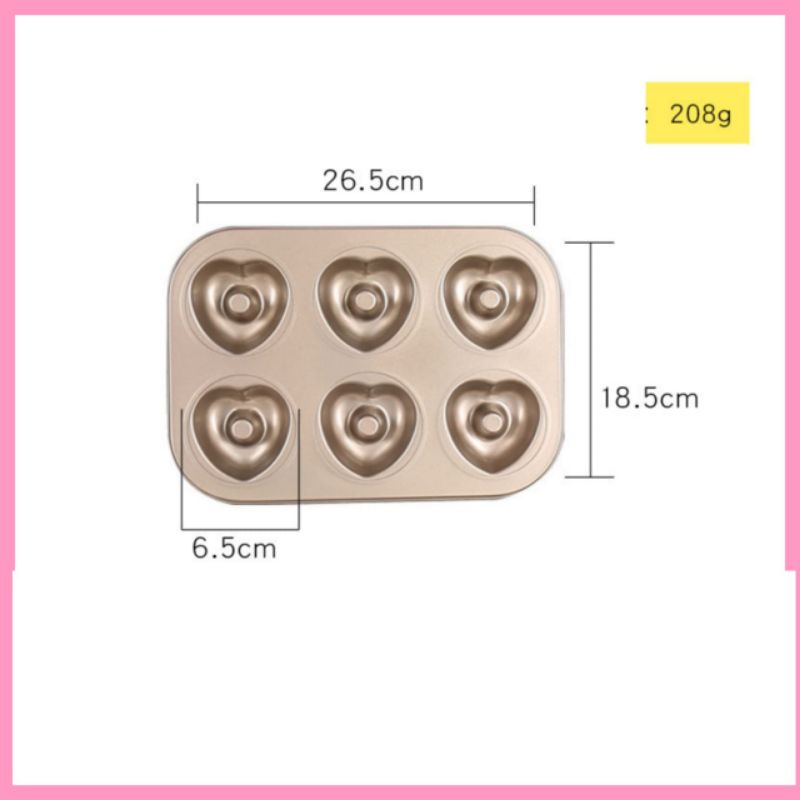 SALE CUCI GUDANG LOYANG MADELEINE /MADEILENE LOVE/KERANG/BUNGA NON STICK PAN 6 &amp; 9CUP LOYANG  ANTI LENGKET BERBAGAI BENTUK