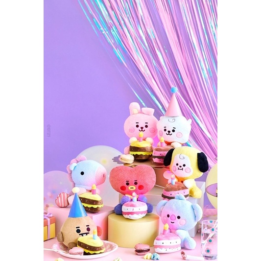 READY STOCK OFFICIAL BT21 BABY LIGHTING CAKE DOLL