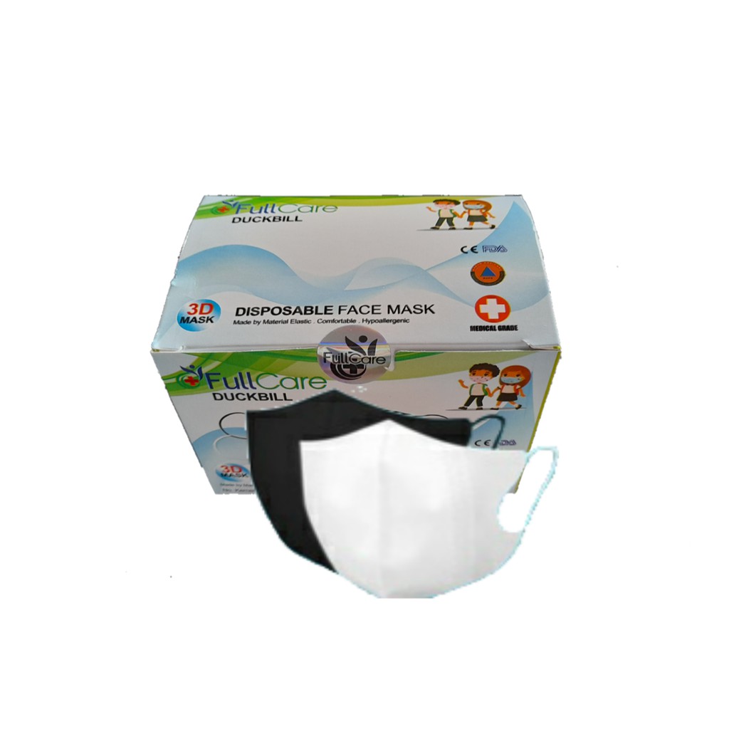 masker DUCKBILL PUTIH. isi 50 ( dewasa)