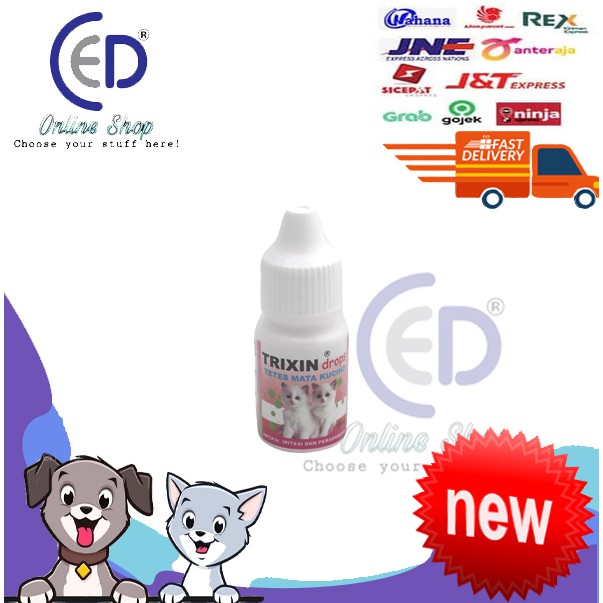 OBAT TETES MATA TRIXIN UNTUK KUCING 10ML