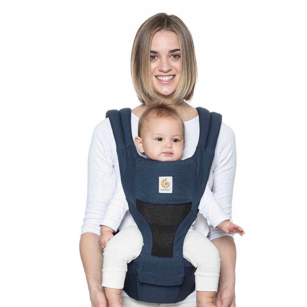 ErgoBaby Hipseat Cool Air Mesh Carrier - Raven