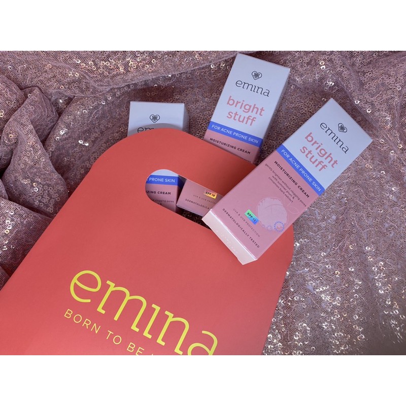 `ღ´ PHINKL `ღ´ ╰☆☆ 𝔢мιℕά ☆☆╮ Emina Bright Stuff For Acne Prone Skin Moisturizing Cream