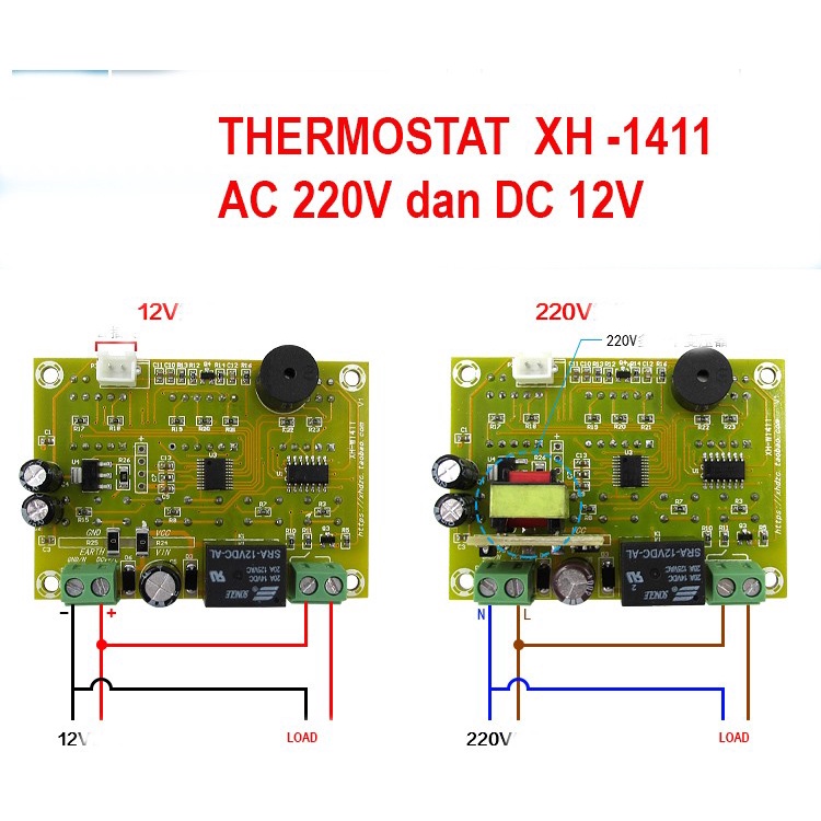 Thermostat Digital Temperature Controller Suhu W1411