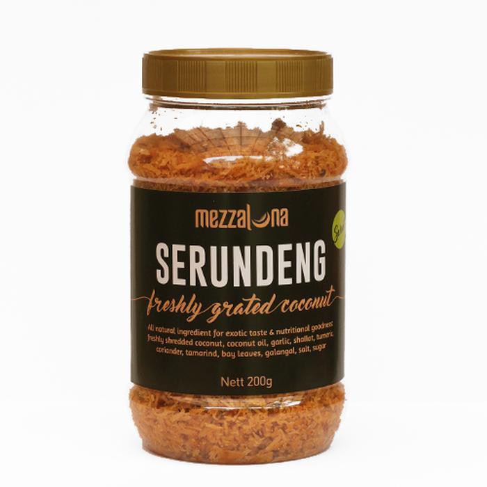 

Serundeng Kelapa Pedas Mezzaluna Snack Organik 200g Tanpa Pengawet - Pedas