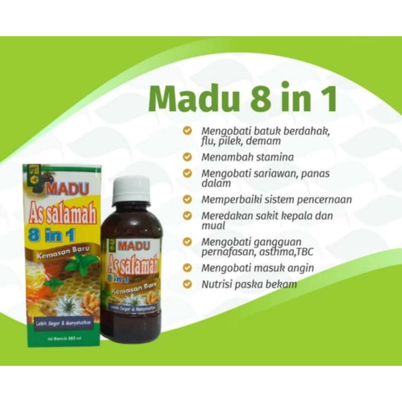 

madu batuk salamah, pilek, flu, demam, madu stamina