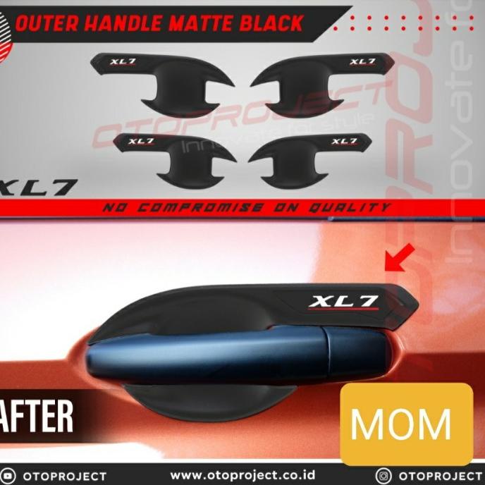 Paket Cover handle + outer mangkok pintu hitam black Otoproject XL7 megaor13 Ayo Beli