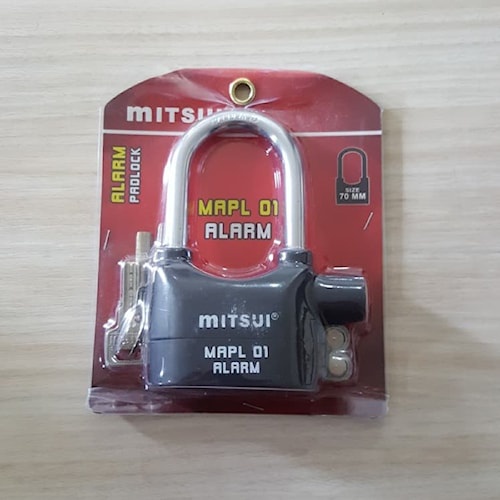 gembok alarm anti maling 70 mm gembok sepeda motor alarm gembok