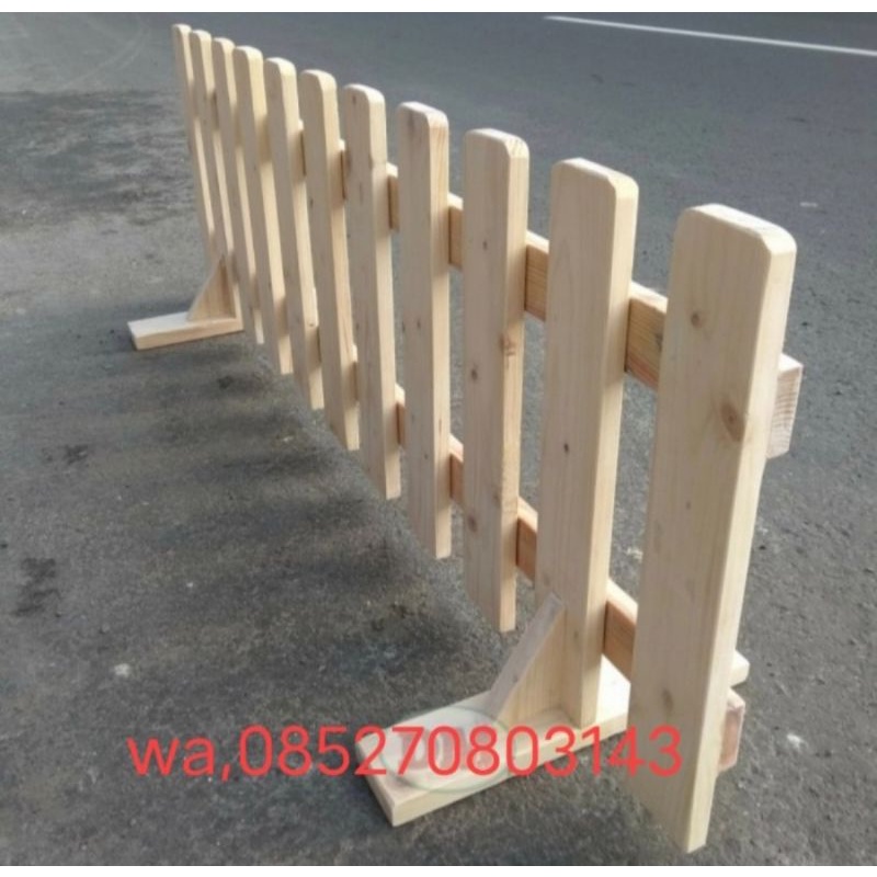 PAGAR KAYU||PEMBATAS RUANGAN||PAGAR TAMAN KAYU JATI BELANDA