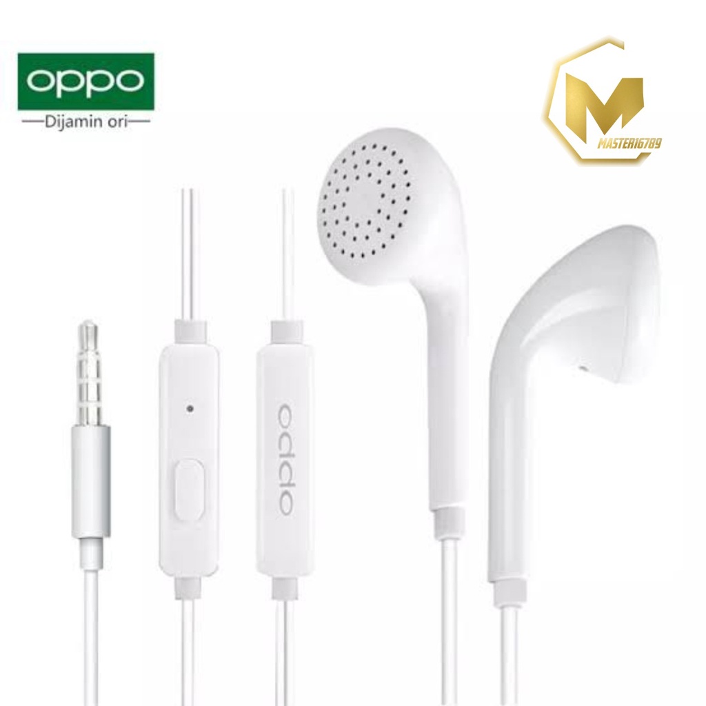 Headset Oppo Original 100% Headset Oppo F9 F7 F5 F3 A15 a5 A9 F11 pro F1s A71 A83 A37 A3s MA2012