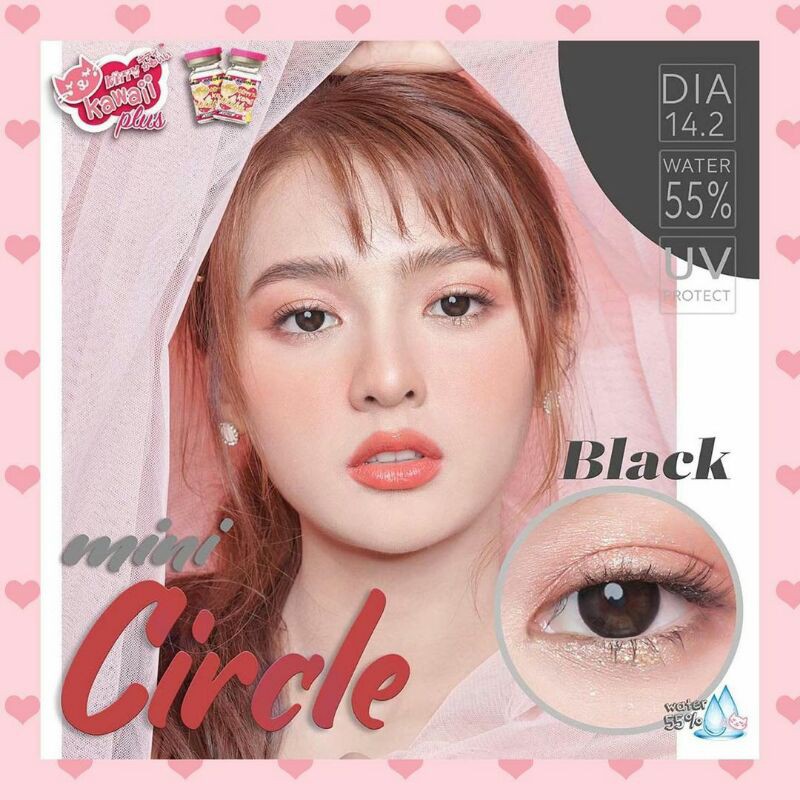 SOFTLENS MINI CIRCLE BLACK / KONTAK LENSA