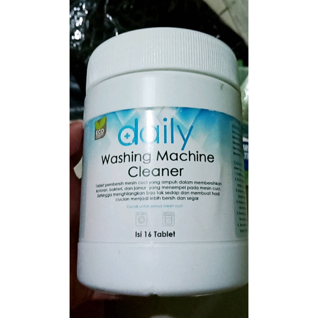 TABLET PEMBERSIH MESIN CUCI DAILY WASHING MACHINE CLEANER PREMIUM / SABUN PENGHILANG BAU ANTI  BAKTERI