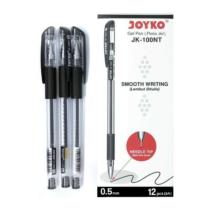 

PULPEN JOYKO GEL JK-100NT hitam/PULPEN GEL JOYKO 0.5mm
