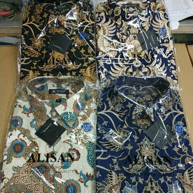 Alisan batik lengan pendek size 14.5 - 16