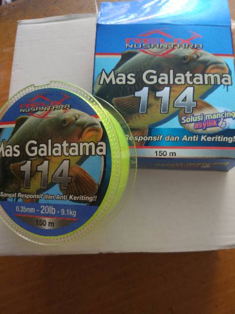 Senar Relix Mas Galatama anti keriting 150m