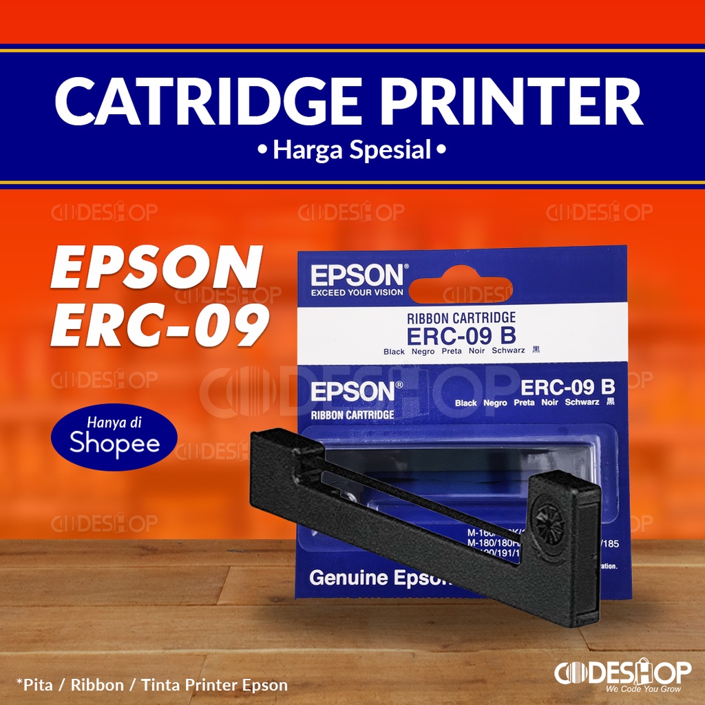 Ribbon Cartridge Epson ERC-09 Hitam/Ungu